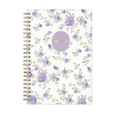 2027 Blue Sky Sincerely Jules 5 x 8 Weekly & Monthly Planner, Purple/White (164244)