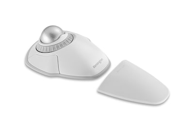 Kensington Orbit Ambidextrous Wireless Trackball with Scroll Ring, White (K70991WW)