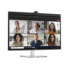 Dell UltraSharp 32 Video Conferencing Monitor 31.5 4K Ultra HD LED, Silver/Black (DELL-U3223QZ)