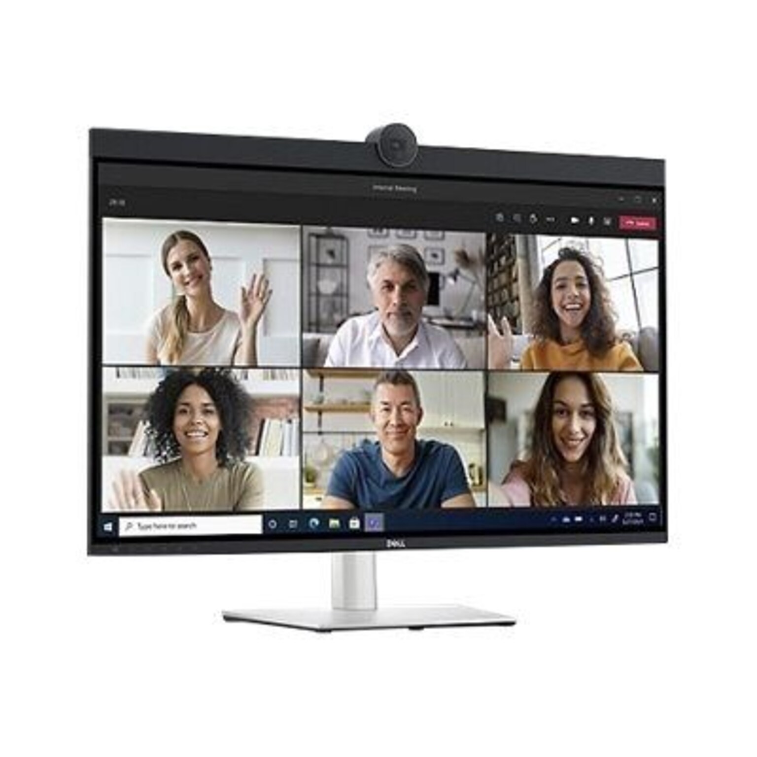 Dell UltraSharp 32 Video Conferencing Monitor 31.5 4K Ultra HD LED, Silver/Black (DELL-U3223QZ)