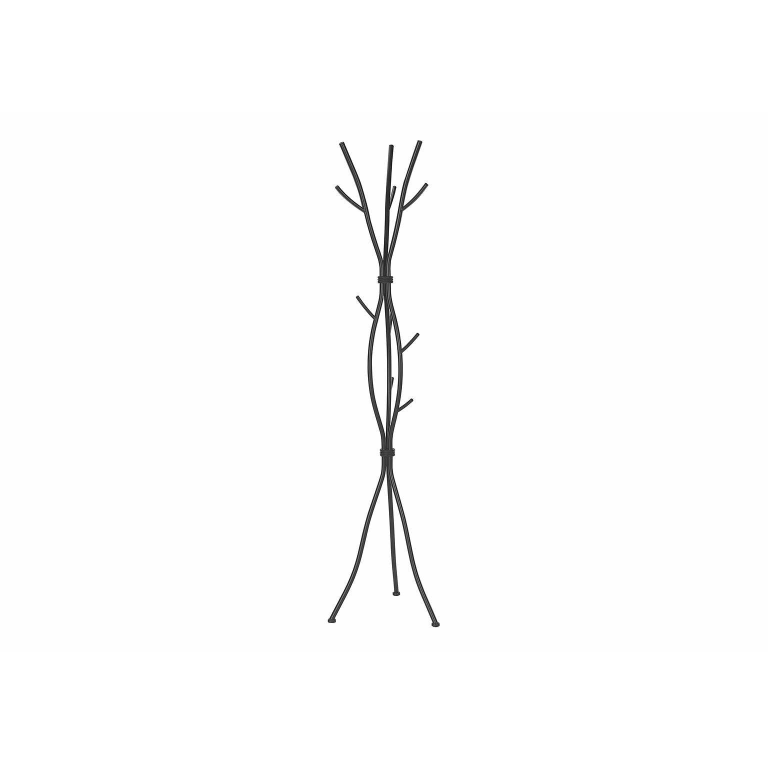 Monarch Specialties Inc. Coat Tree, Black, Metal (I 2062)