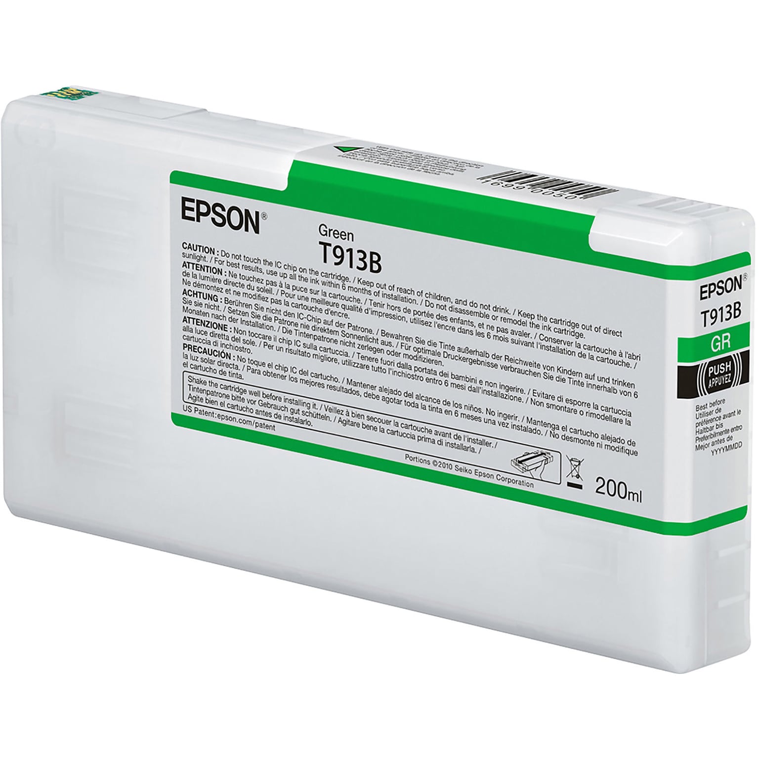 Epson T913B00 Green Standard Yield Ink Cartridge