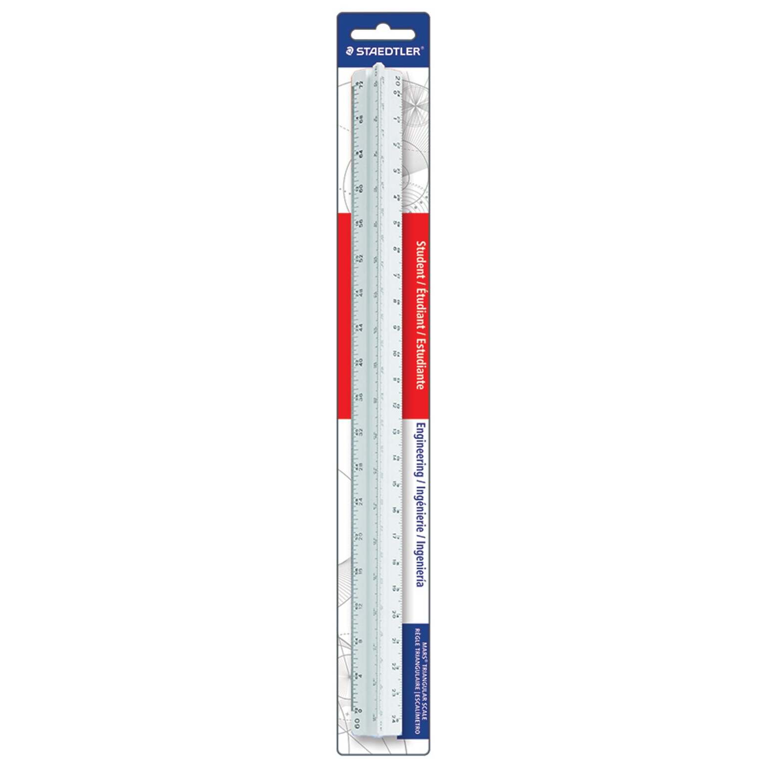 Staedtler Mars 12 Architect Triangular Scale (987 19-31BK)