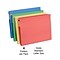 Staples Hanging File Folders, 3.5 Expansion, Letter Size, Assorted Colors, 4/Pack (TR419192)
