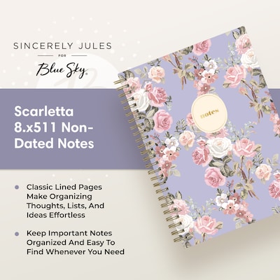 Blue Sky Sincerely Jules 8.5" x 11" Undated Planner (162409)
