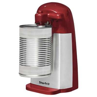 Starfrit Mightican 3-in-1 Electric Can Opener, Red (024715-003-0000)