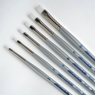 Silver Brush Silverwhite Bright Brush, 6/Pack (SLVSW1585)