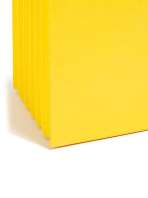 Smead Reinforced File Pocket, 5 1/4" Expansion, Letter Size, Blue/Green/Red/Redrope/Yellow, 5/Pack (73836)