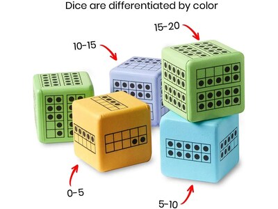 hand2mind 10-Frame Dice (86887)