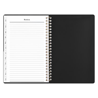2027 Staples 5" x 8" Weekly & Monthly Planner, Dark Modern (ST63611-27)
