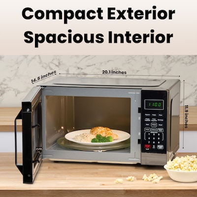 Farberware 1.1 cu. ft. Countertop Microwave, Black (FMO11WEIBK)