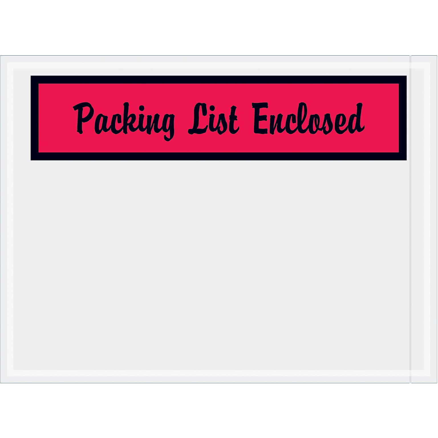 Quill Brand Packing List Envelope, 4 1/2 x 6 - Red Panel Face, Packing List Enclosed, 1000/Case