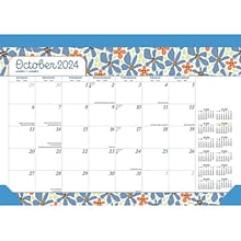 2024-2025 Plato Spring Awakening 14 x 10 Academic & Calendar Monthly Desk Pad Calendar (9781975480