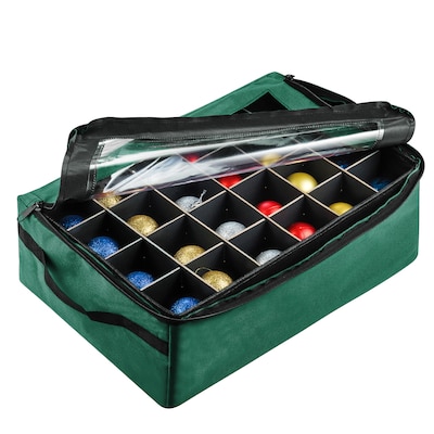 Tiny Tim Totes Ornament Storage Box, Green (83-DT5575)