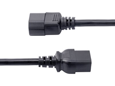 StarTech 6' C14 to C19 Power Cable, Male to Female, Black (PXTC14C19146)