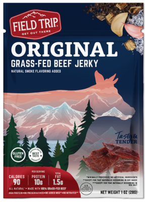 Field Trip Original Beef Jerky, 1 oz., 12/Carton (FLD00503)