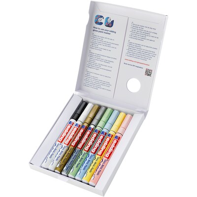 edding 751 Series Oil Based Gloss Paint Marker, Fine Tip, Pastel Colors, 8/Pack (EDD47518099)