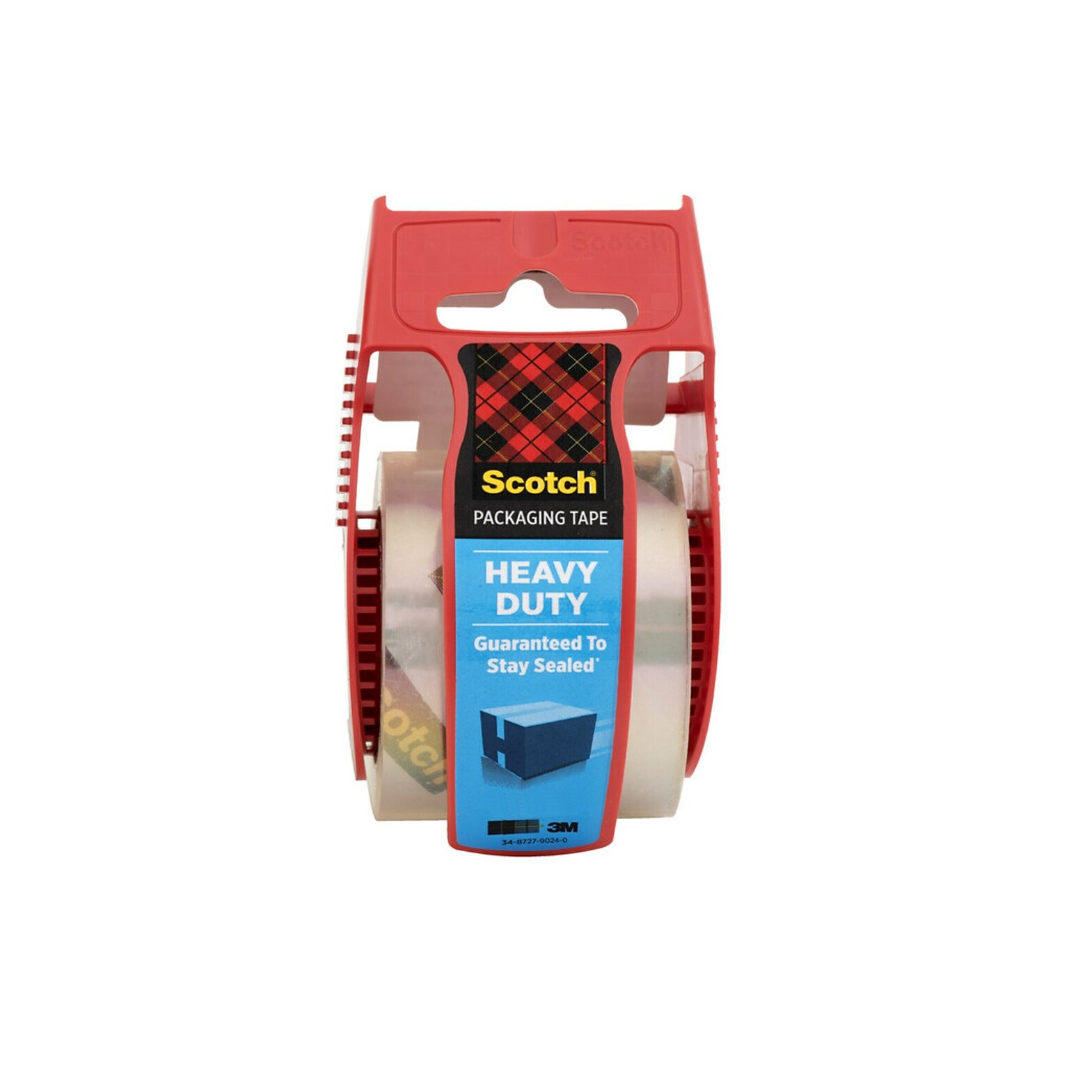 Scotch Heavy Duty Packing Tape with Dispenser, 1.88 x 22.2 yds., Clear (142)
