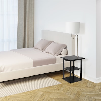 Simple Designs 57" Floor Lamp with Drum Shade (LF2016-BLK)