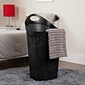 Mind Reader 15.85-Gallon Rolling Laundry Hamper, Plastic, Black (60HWHEEL-BLK)