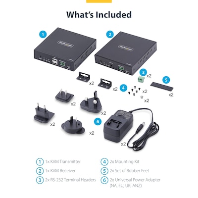 StarTech IH2006-KVM-EXTENDER USB HDMI 6-Port KVM Extender