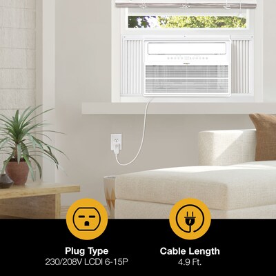 Whirlpool Energy Star 230-Volt 24,000 BTU Window Air Conditioner with Remote, White (WHAW-241IN)