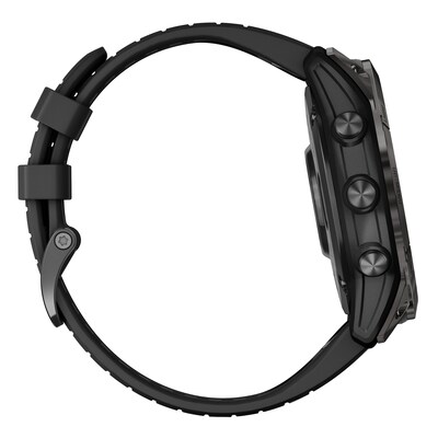 Garmin epix Pro (Gen 2) Sapphire Edition Smartwatch, 51-mm, Carbon Gray DLC Titanium Bezel with Black Band (010-02804-00)