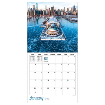 2027 TF Publishing Great Lakes 12 x 12 Monthly Wall Calendar, Multicolored (27-1037)