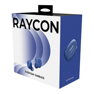 Raycon The Everyday Earbuds Noise Canceling Earbuds, Bluetooth, Royal Blue (RCNRBE72623EBL)