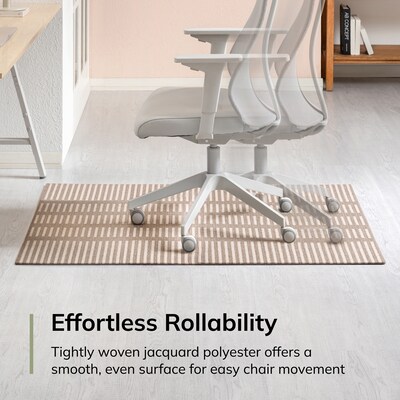 Anji Mountain Rug'd Carpet & Hard Floor Chair Mat, 36" x 48", Mountain Air (AMB9049)