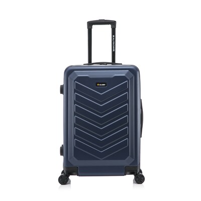 US Army FOX 24" Hardside Suitcase, 4-Wheeled Spinner, TSA Checkpoint Friendly, Navy Blue (USLFOX00M-BLU)