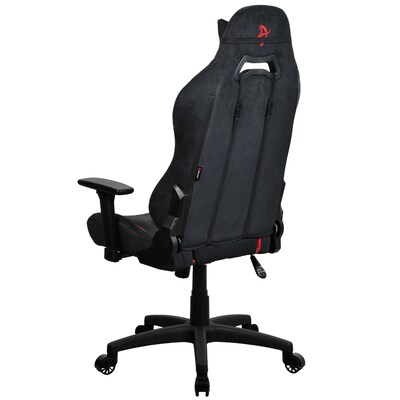 Arozzi Torretta Supersoft Microfiber Ergonomic Racing Gaming Chair, Black/Red (TORRETTA-SPSF-RED)