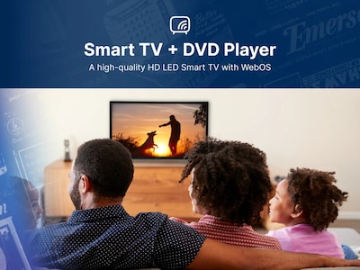 Emerson 24'' Class Smart HD LED Television with DVD Player
