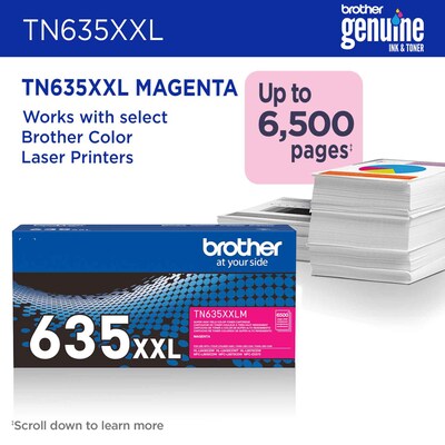 Brother TN635XXL Super High Yield Magenta Toner Cartridge (TN635XXLM)