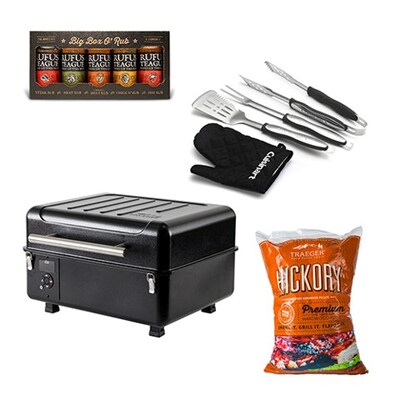 Traeger Ranger Tabletop Pellet Grill/Smoker Starter Set