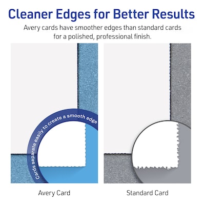 Avery Rotary Cards, Matte White, 3" x 5", Laser/Inkjet, 150/Pack (05386)