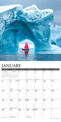 2025 Willow Creek Sailing 12" x 12" Monthly Wall Calendar (44728)