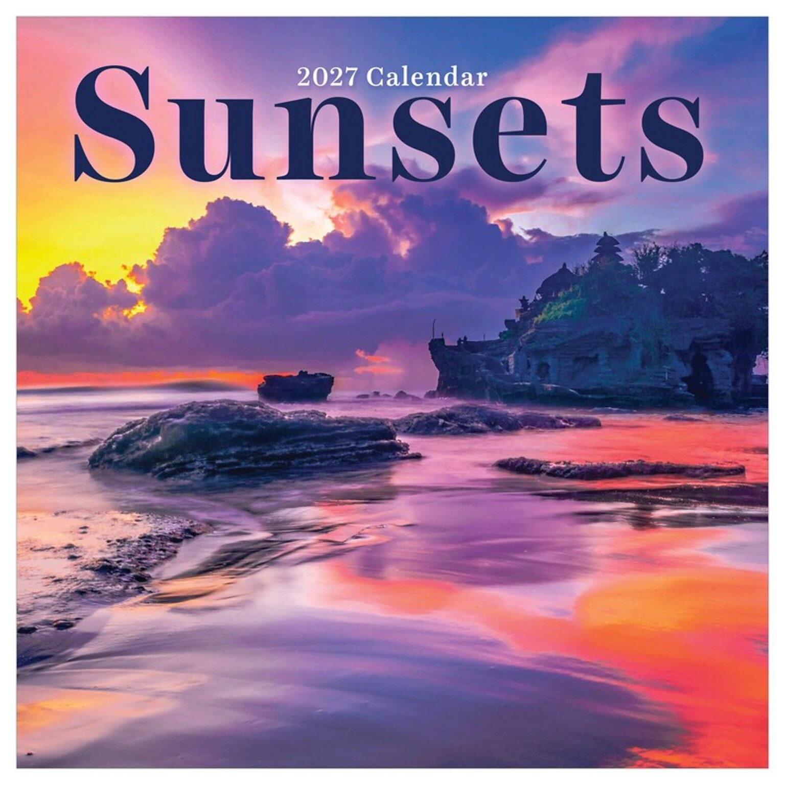 2027 TF Publishing Sunsets 12 x 12 Monthly Wall Calendar, Multicolored (27-1028)