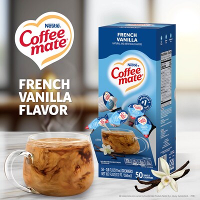 COFFEE-MATE French Vanilla Liquid 4(50x0.375 fl oz)