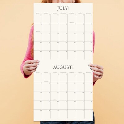 2027 TF Publishing 2 Year Grid 12" x 12" Monthly Wall Calendar, Multicolored (27-1144)