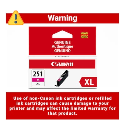 Canon 251XL Magenta High Yield Ink Cartridge   (6450B001)