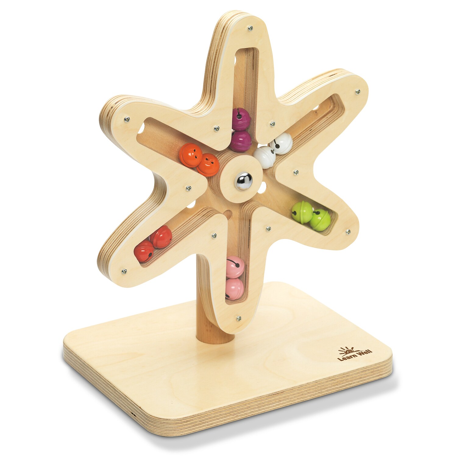 Learn Well Rotating Bell Flower, Assorted Colors (YUSE0243)