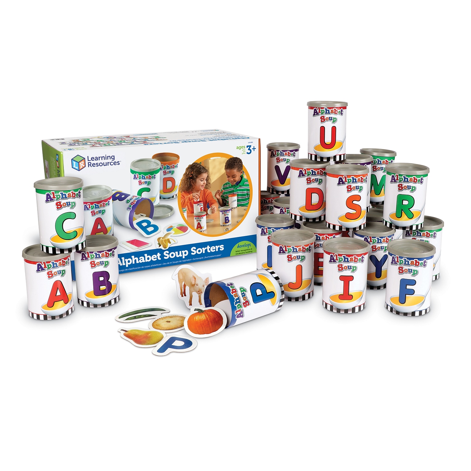 Alphabet Soup Sorters, Set of 26