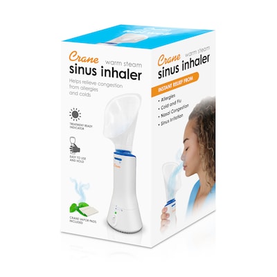 Crane Corded Personal Air Purifier, White (EE-5955)