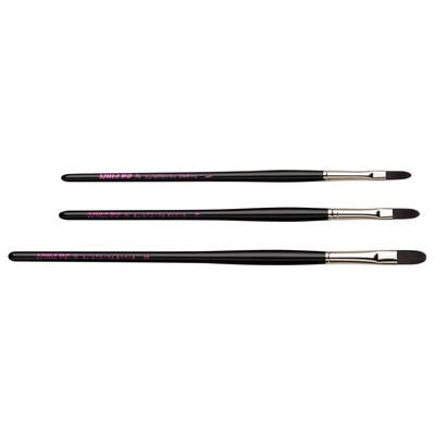 da Vinci Artist Signature Collection by Evan Woodruffe Acrylic Brushes, 3 /Pack (DVXVA4120210)