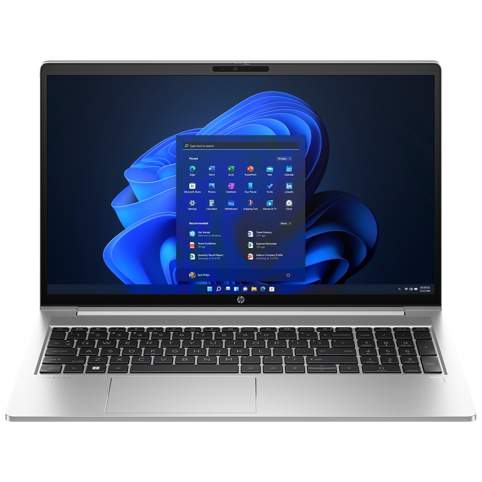 HP ProBook 450 G10 15.6 Laptop, Intel Core i7-1355U, 16GB Memory, 512GB SSD, Windows 11 Pro (822P5UT)
