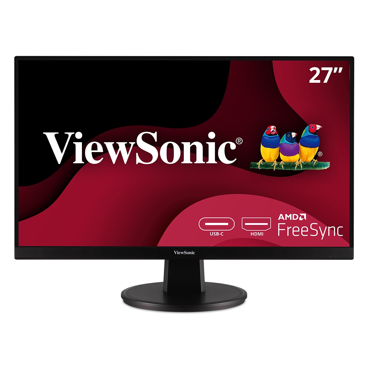 ViewSonic 24 100 Hz LED Gaming Monitor, Black (VA2447-MHU)