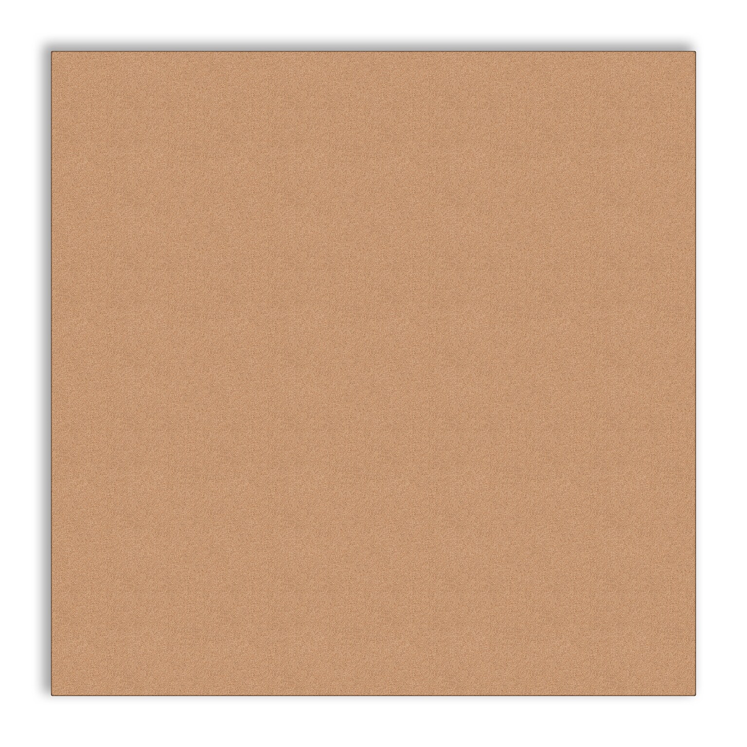 U Brands Cork Bulletin Board, Frameless, 2.5 x 2.5 (4887U00-01)