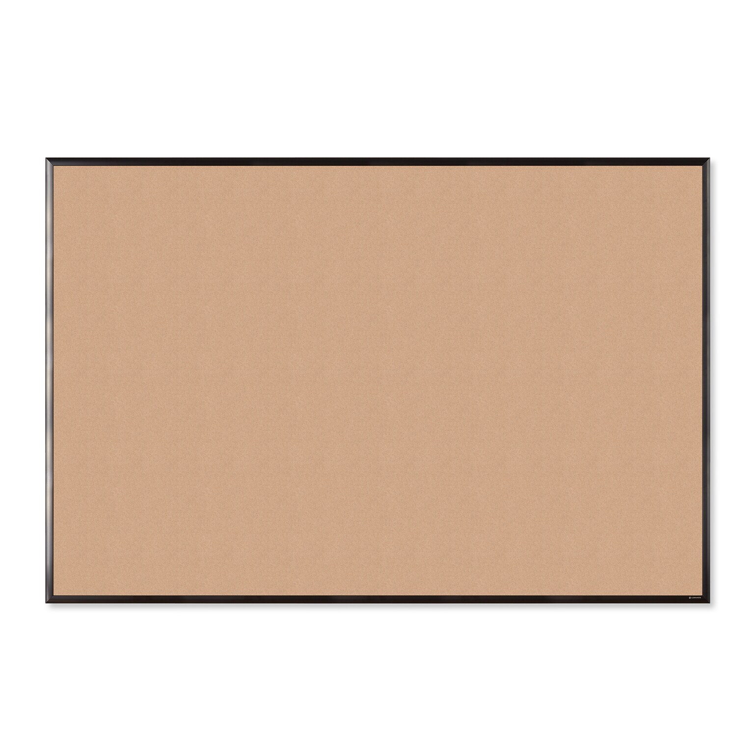 U Brands Cork Bulletin Board, Black Frame, 6 x 4 (2882U00-01)