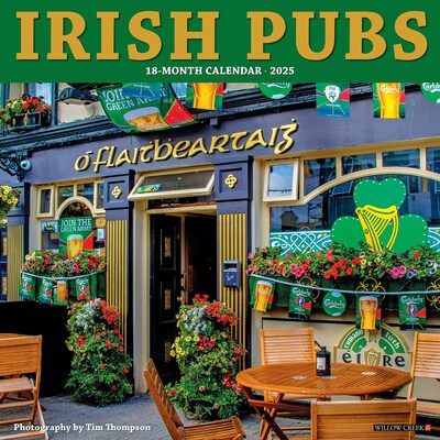 2025 Willow Creek Irish Pubs 12 x 12 Monthly Wall Calendar (43516)